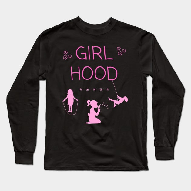 Girlhood - dark colors Long Sleeve T-Shirt by EvolvedandLovingIt